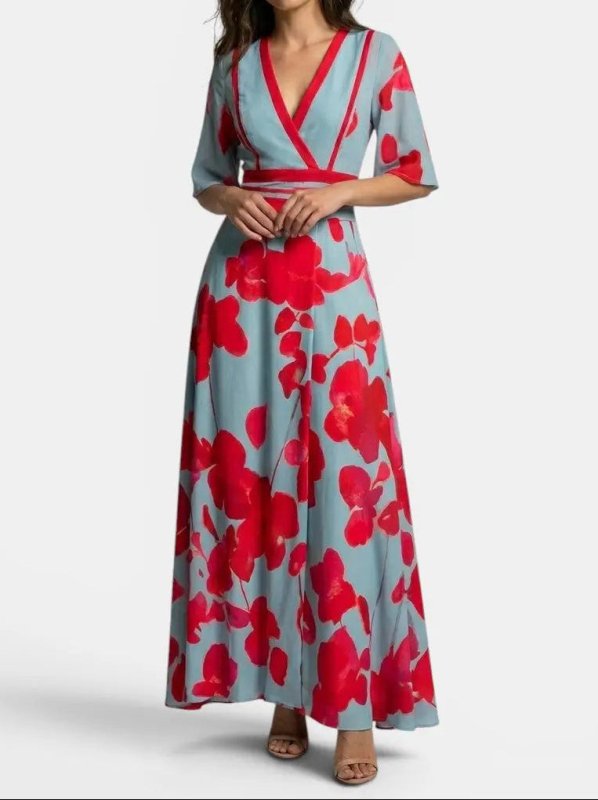Women's Elegant Fabric Maxi Dress | Graceful Timeless Evening Wear - Velshara store