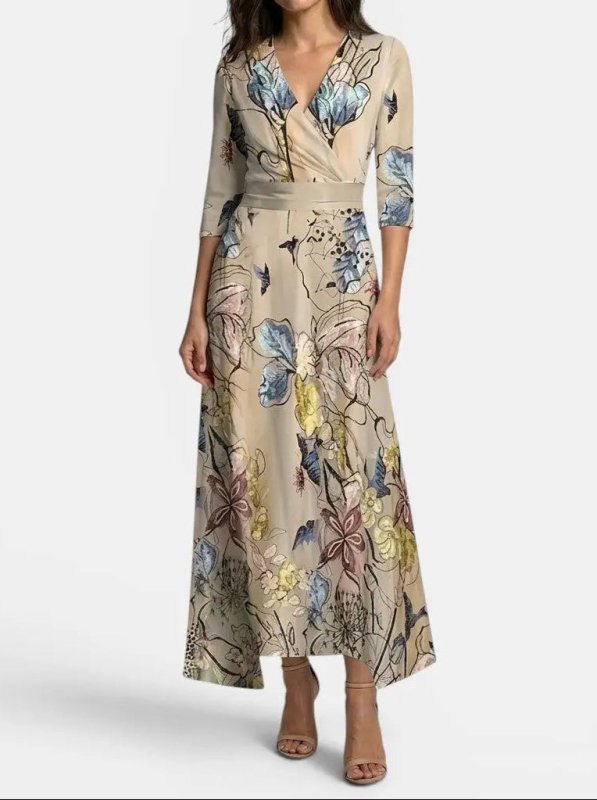 Women's Elegant Fabric Maxi Dress | Graceful Timeless Evening Wear - Velshara store