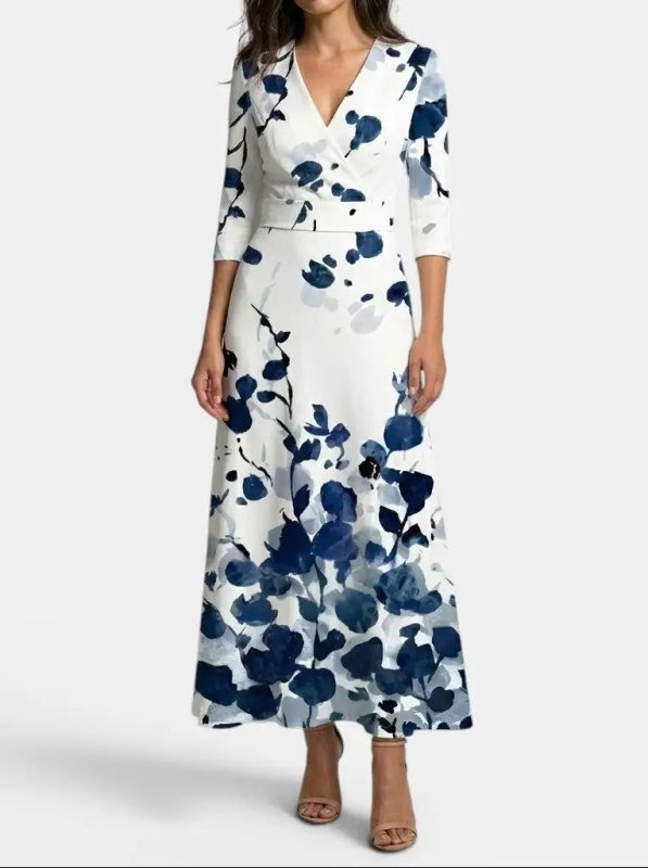 Women's Elegant Fabric Maxi Dress | Graceful Timeless Evening Wear - Velshara store