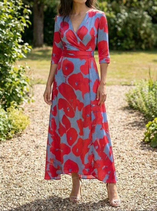 Women's Elegant Fabric Maxi Dress | Graceful Timeless Evening Wear - Velshara store