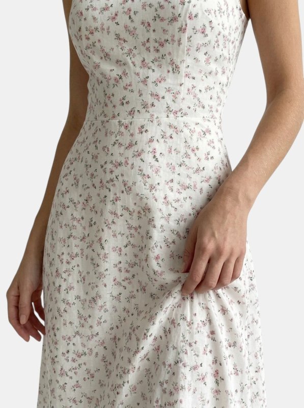 Women's Elegant Fabric Midi Evening Dress | Flattering Ruffle Design - Velshara store