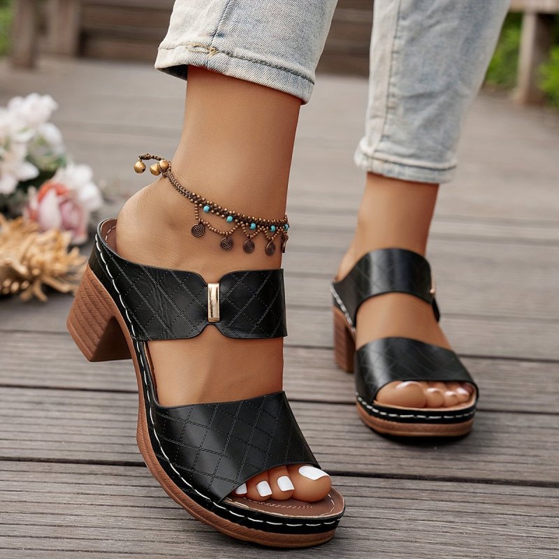 Women's Elegant Leather Sandals | Comfortable Stylish Summer Footwear - Velshara store