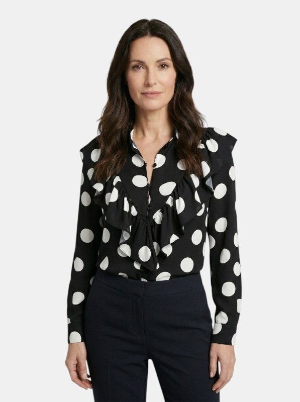Women's Elegant Leopard Print Long Sleeve Blouse | Stylish All - Season Top - Velshara store