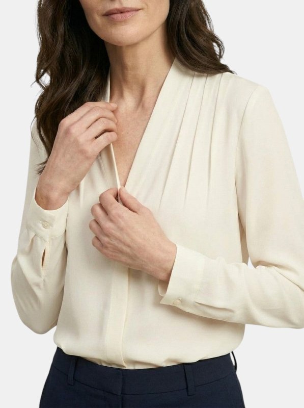 Women's Elegant Satin Puff Sleeve Blouse | Tailored Waist Summer Top - Velshara store