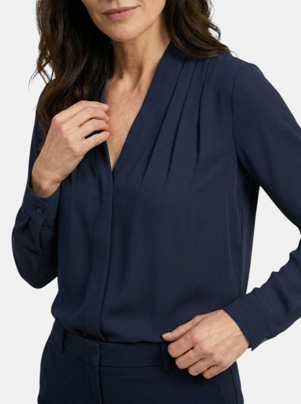 Women's Elegant Satin Puff Sleeve Blouse | Tailored Waist Summer Top - Velshara store
