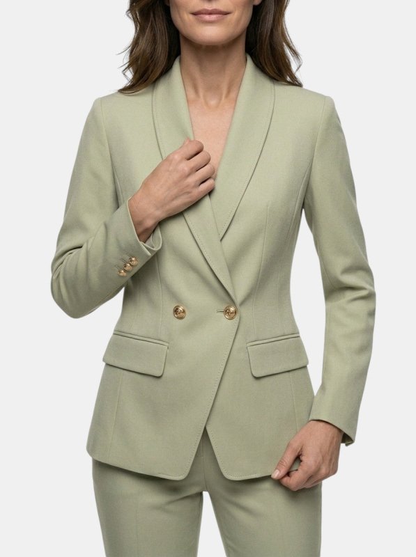 Women's Elegant Suit Set | Tailored Blazer with Straight - Leg Trousers - Velshara store