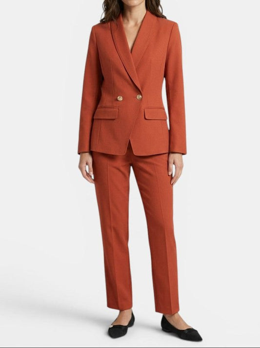 Women's Elegant Tailored Blazer Set | Structured Trousers for Autumn/Winter - Velshara store