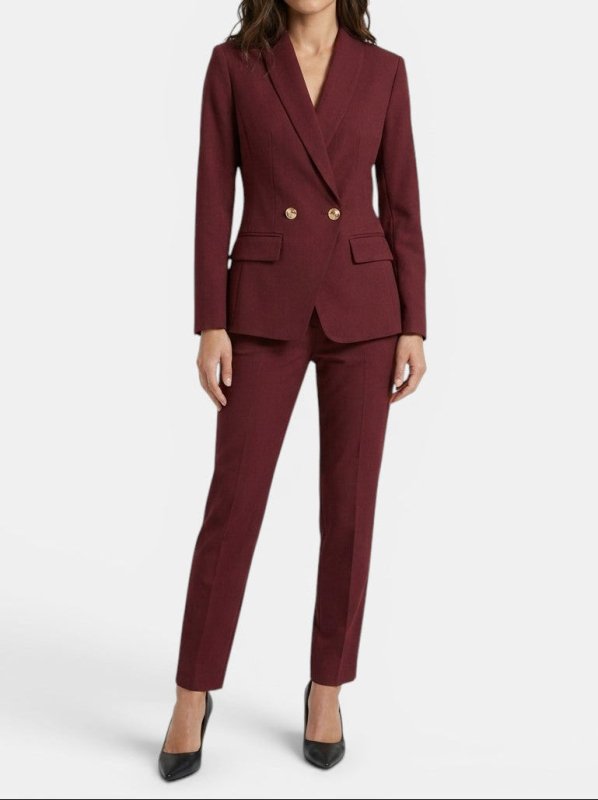 Women's Elegant Tailored Blazer Set | Structured Trousers for Autumn/Winter - Velshara store