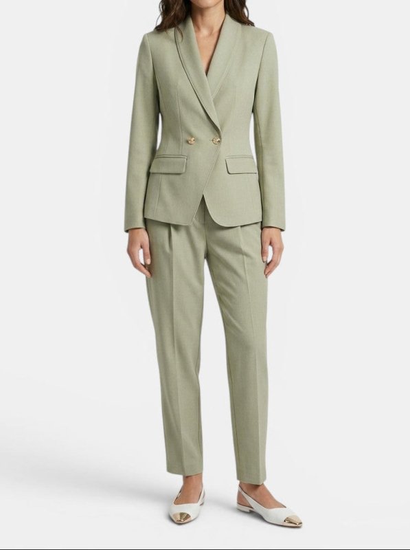 Women's Elegant Tailored Blazer Set | Structured Trousers for Autumn/Winter - Velshara store