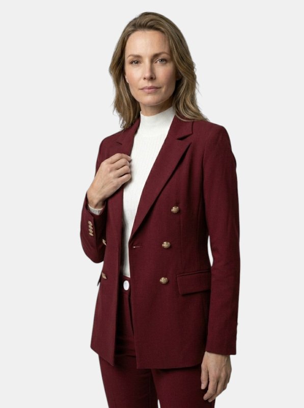 Women's Elegant Tailored Blazer Suit Set | Slim Fit Trousers for All Seasons - Velshara store