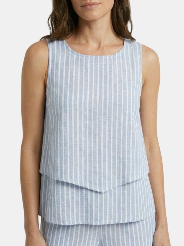 Women's Elegant Two Piece Set | Stylish Sleeveless Top and Straight - Leg Trousers for Spring Summer - Velshara store