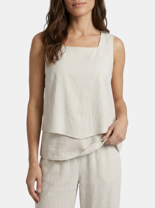 Women's Elegant Two Piece Set | Stylish Sleeveless Top and Straight - Leg Trousers for Spring Summer - Velshara store