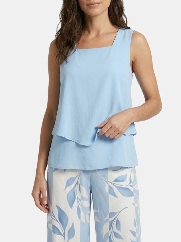 Women's Elegant Two Piece Set | Stylish Sleeveless Top and Straight - Leg Trousers for Spring Summer - Velshara store