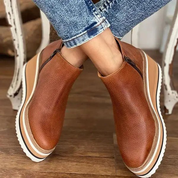 Women's Elegant Waterproof Boots | Stylish Orthopedic Design for Autumn and Winter - Velshara store