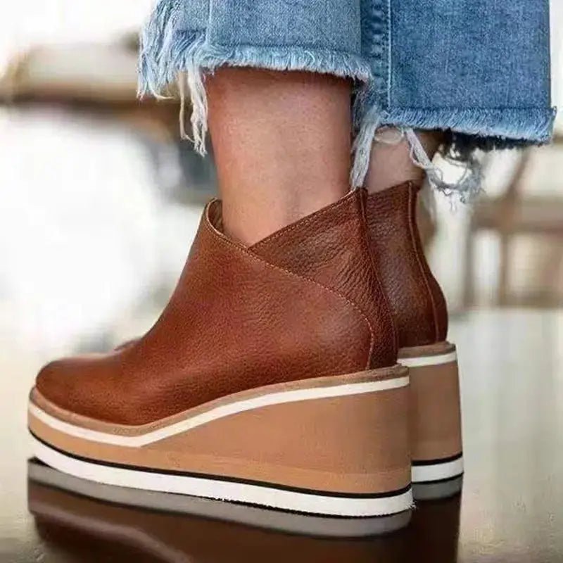 Women's Elegant Waterproof Boots | Stylish Orthopedic Design for Autumn and Winter - Velshara store