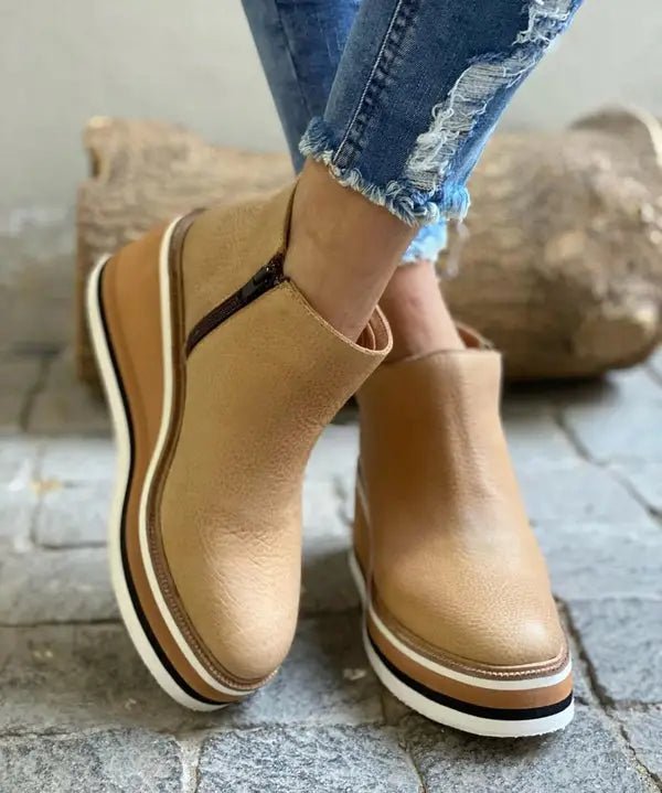 Women's Elegant Waterproof Boots | Stylish Orthopedic Design for Autumn and Winter - Velshara store