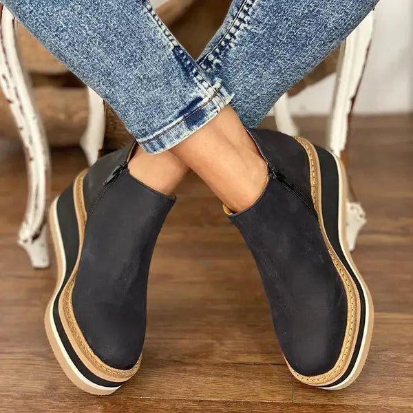 Women's Elegant Waterproof Boots | Stylish Orthopedic Design for Autumn and Winter - Velshara store