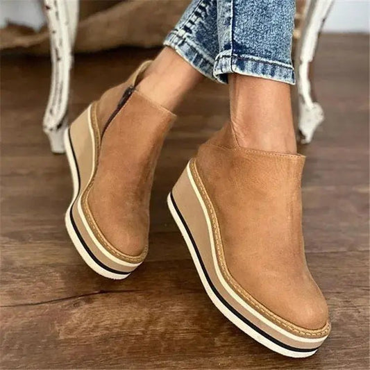 Women's Elegant Waterproof Boots | Stylish Orthopedic Design for Autumn and Winter - Velshara store