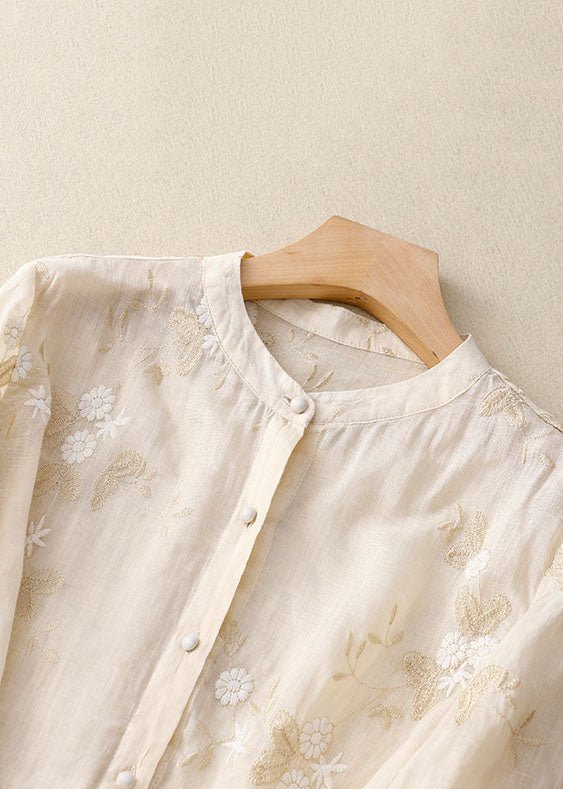 Women's Floral Cotton Blouse | Lightweight Relaxed Fit Summer Top - Velshara store