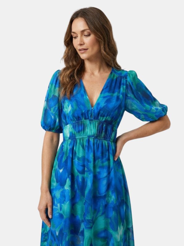 Women's Floral Midi Dress | Lightweight Romantic Summer Style - Velshara store