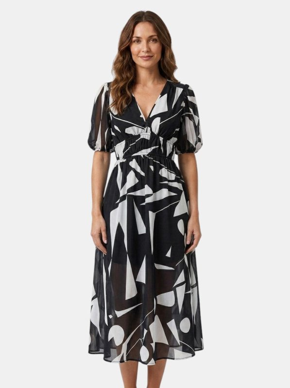 Women's Floral Midi Dress | Lightweight Romantic Summer Style - Velshara store
