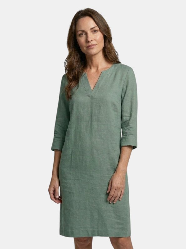 Women's Flowing Summer Dress | Elegant V - Neck Layered Design - Velshara store