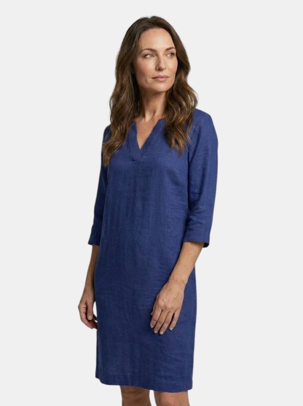 Women's Flowing Summer Dress | Elegant V - Neck Layered Design - Velshara store