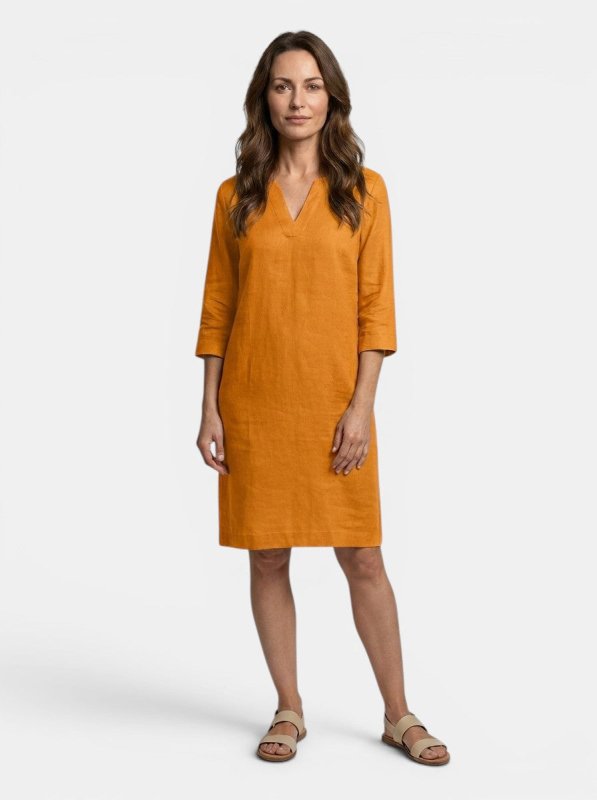 Women's Flowing Summer Dress | Elegant V - Neck Layered Design - Velshara store