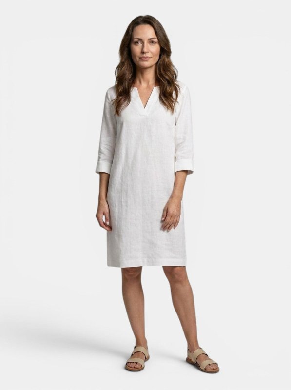 Women's Flowing Summer Dress | Elegant V - Neck Layered Design - Velshara store