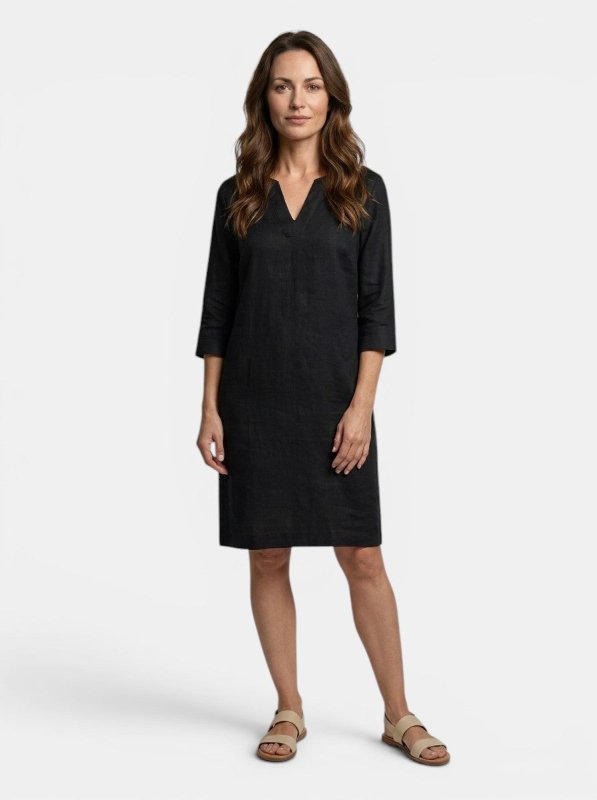 Women's Flowing Summer Dress | Elegant V - Neck Layered Design - Velshara store