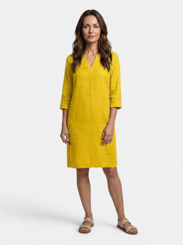 Women's Flowing Summer Dress | Elegant V - Neck Layered Design - Velshara store