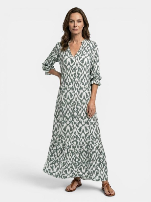 Women's Flowing Viscose Maxi Dress | Elegant Relaxed Summer Style - Velshara store