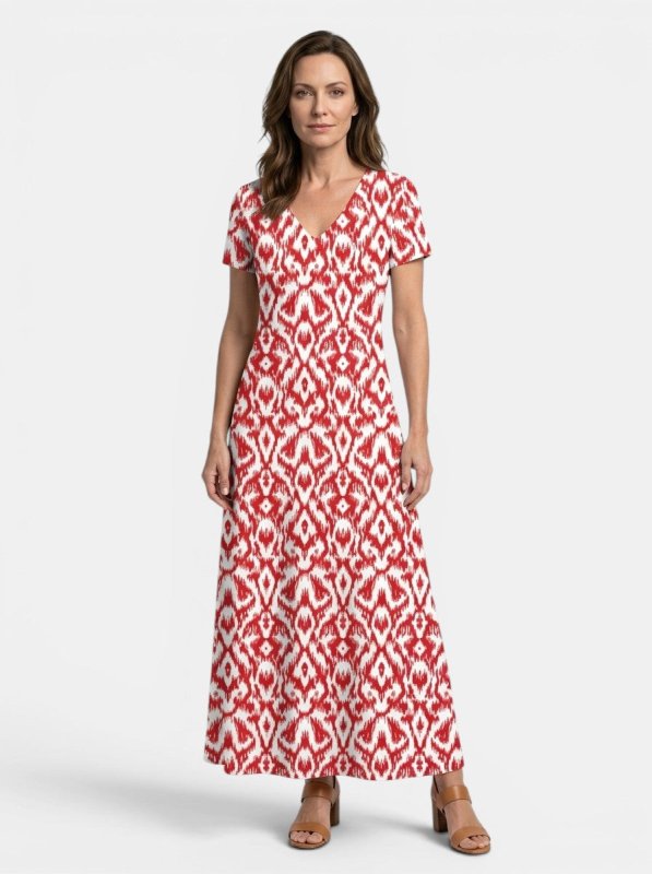 Women's Flowing Viscose Maxi Dress | Elegant Relaxed Summer Style - Velshara store