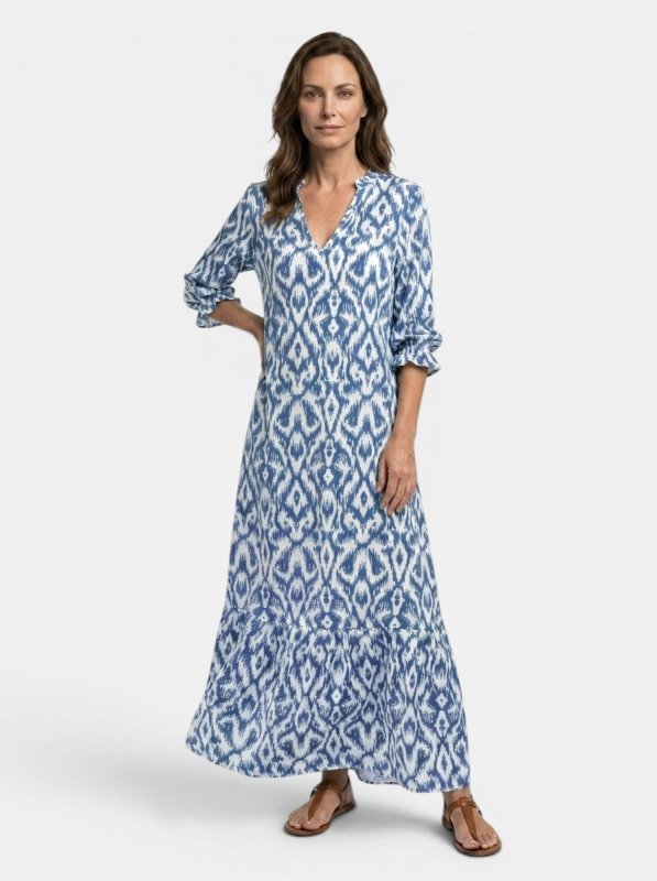 Women's Flowing Viscose Maxi Dress | Elegant Relaxed Summer Style - Velshara store