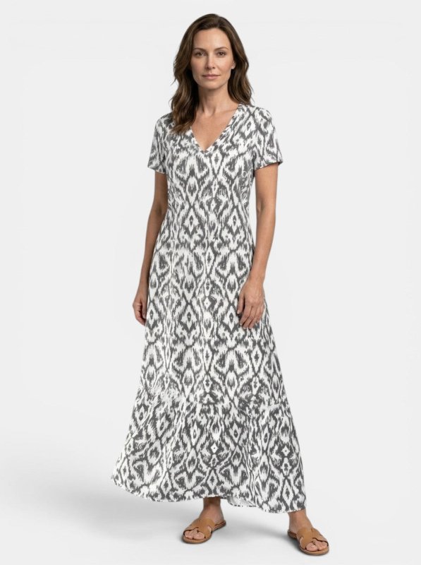 Women's Flowing Viscose Maxi Dress | Elegant Relaxed Summer Style - Velshara store