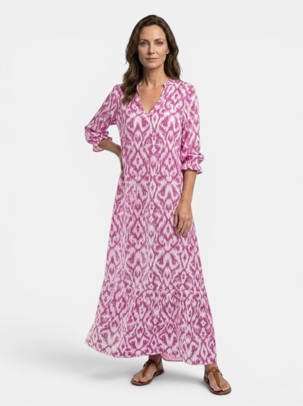 Women's Flowing Viscose Maxi Dress | Elegant Relaxed Summer Style - Velshara store
