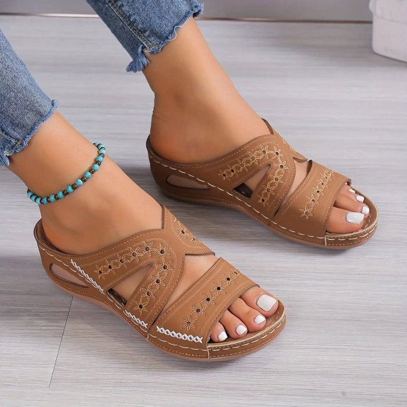 Women's Gel - Infused Orthopedic Sandals | Comfortable Breathable Slip - Resistant Footwear - Velshara store