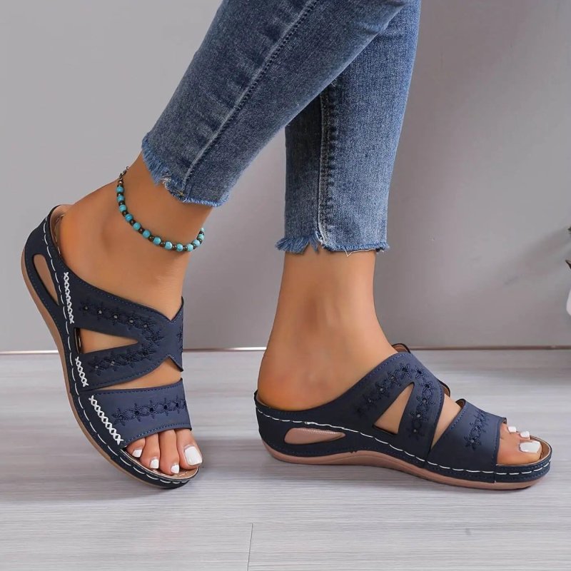 Women's Gel - Infused Orthopedic Sandals | Comfortable Breathable Slip - Resistant Footwear - Velshara store