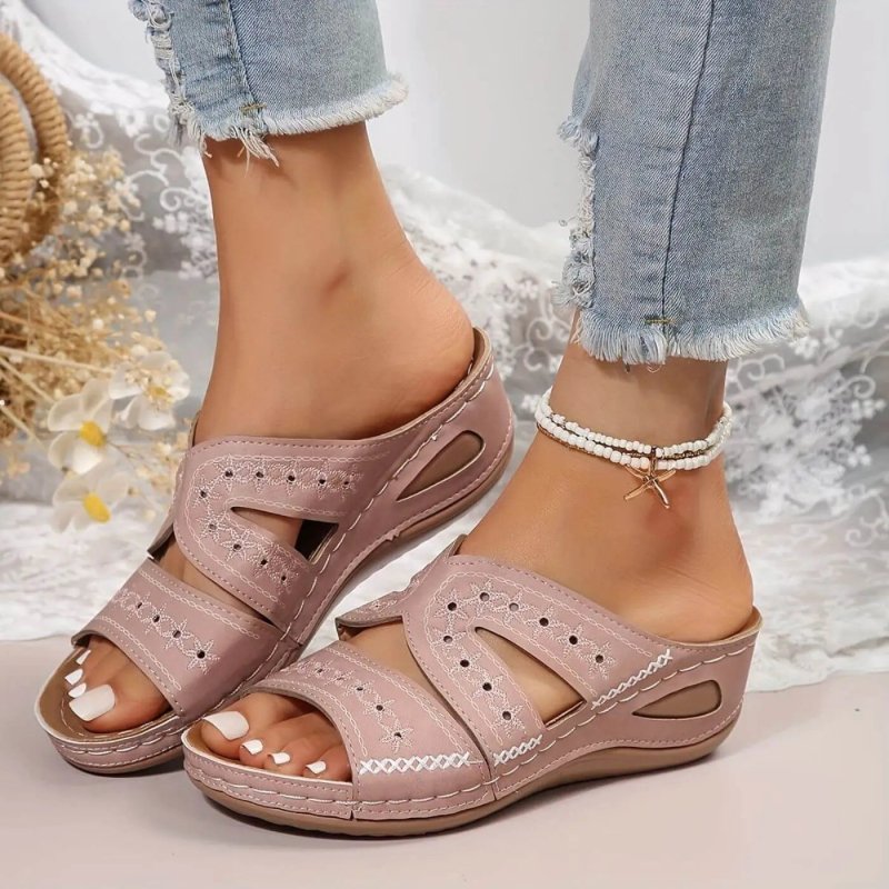 Women's Gel - Infused Orthopedic Sandals | Comfortable Breathable Slip - Resistant Footwear - Velshara store