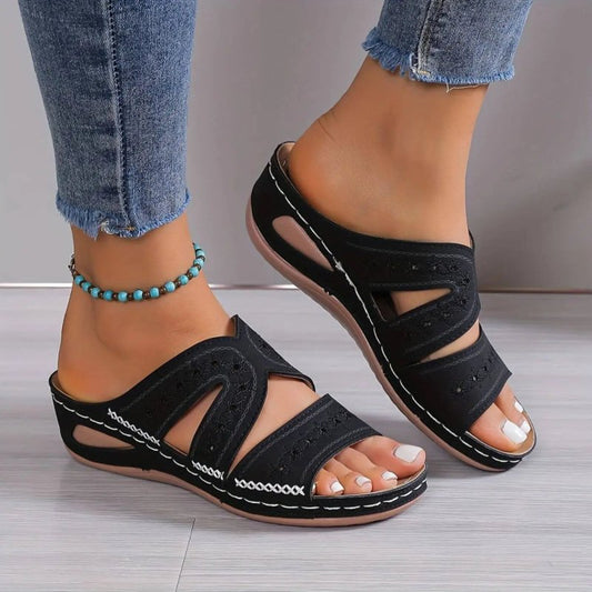 Women's Gel - Infused Orthopedic Sandals | Comfortable Breathable Slip - Resistant Footwear - Velshara store