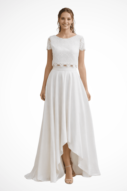 Women's Lace Maxi Dress Set | Elegant Flared Formal Outfit - Velshara store