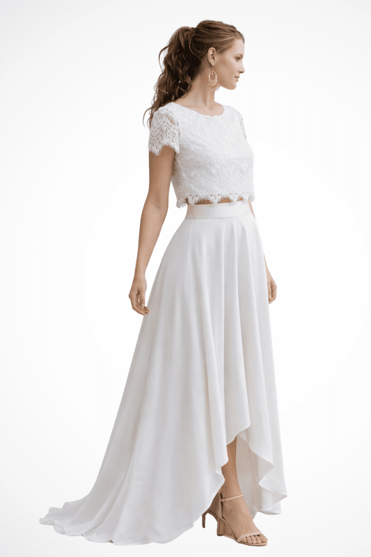 Women's Lace Maxi Dress Set | Elegant Flared Formal Outfit - Velshara store
