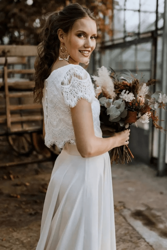 Women's Lace Maxi Dress Set | Elegant Flared Formal Outfit - Velshara store