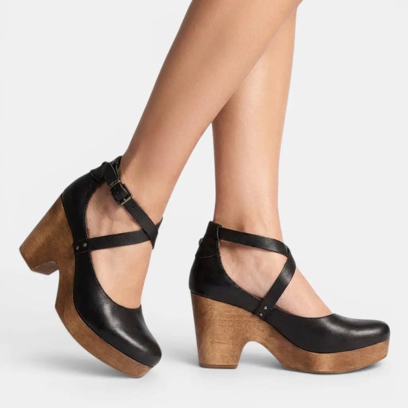 Women's Leather Flat Sandals | Elegant Orthopedic Supportive Comfort Shoes - Velshara store