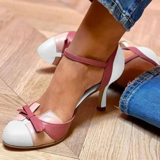 Women's Leather Heel Sandals | Elegant Comfortable Shoes - Velshara store