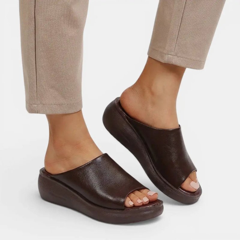 Women's Leather Sandals | Minimalist Design with All - Day Comfort - Velshara store