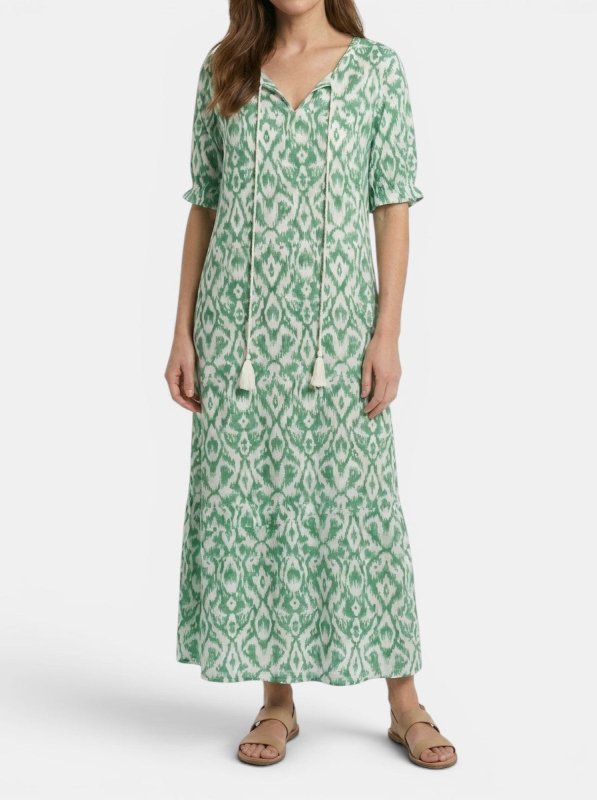 Women's Light Airy Fabric Maxi Dress | Flattering Bohemian Summer Dress - Velshara store