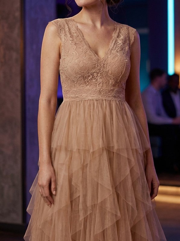 Women's Lightweight Chiffon Mini Cocktail Dress | Elegant Ruffled Party Dress - Velshara store
