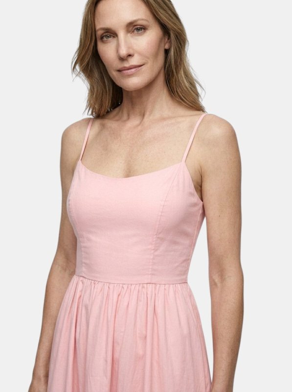 Women's Lightweight Cotton Maxi Dress | Elegant Sleeveless Summer Formal Dress - Velshara store