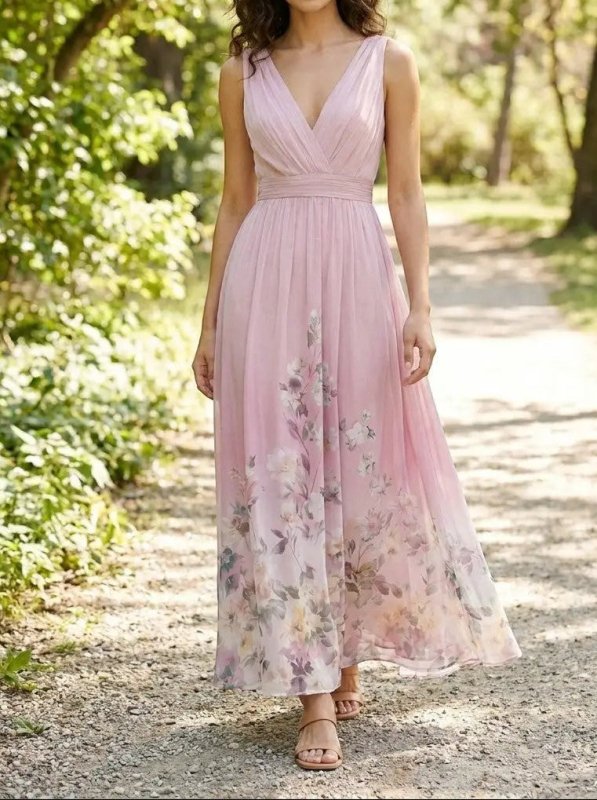 Women's Lightweight Elegant Summer Dress | Flattering Airy Comfort - Velshara store